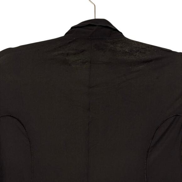 Marithe Francois Girbaud Womens Top Button Up Long Sleeve Size 6 Y2K Black - Picture 11 of 13